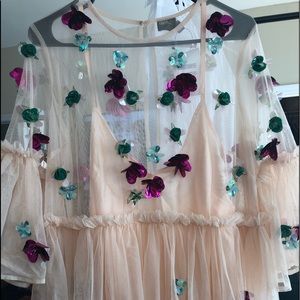 ASOS sequin baby doll dress